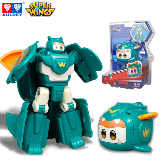 Super Wings Season 7 Transforming Pets JETT/DIZZY/GOLDEN BOY/TINO Action Figures