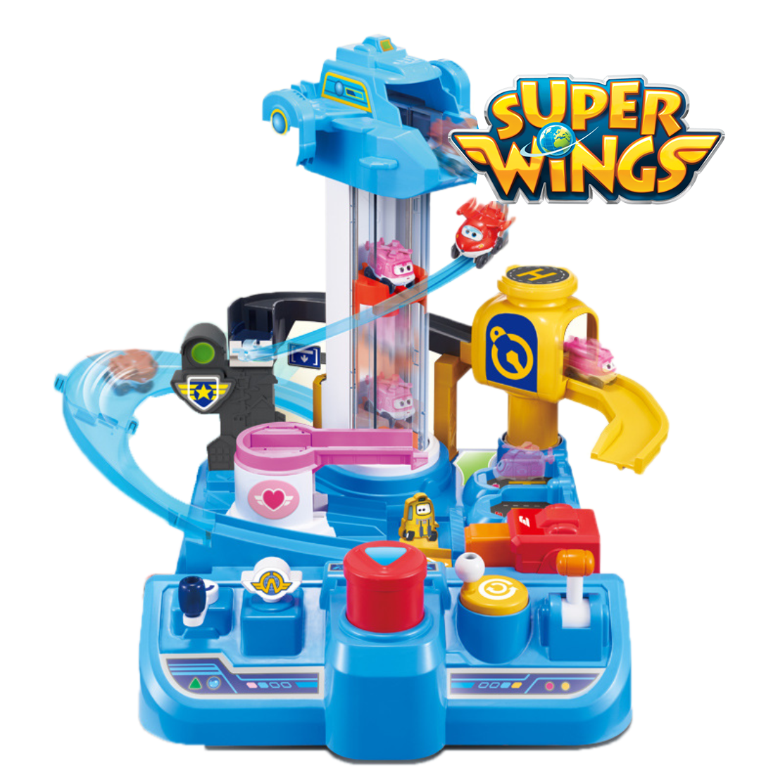 Super Wings Season 4 World Airport Playset with Mini  Figures