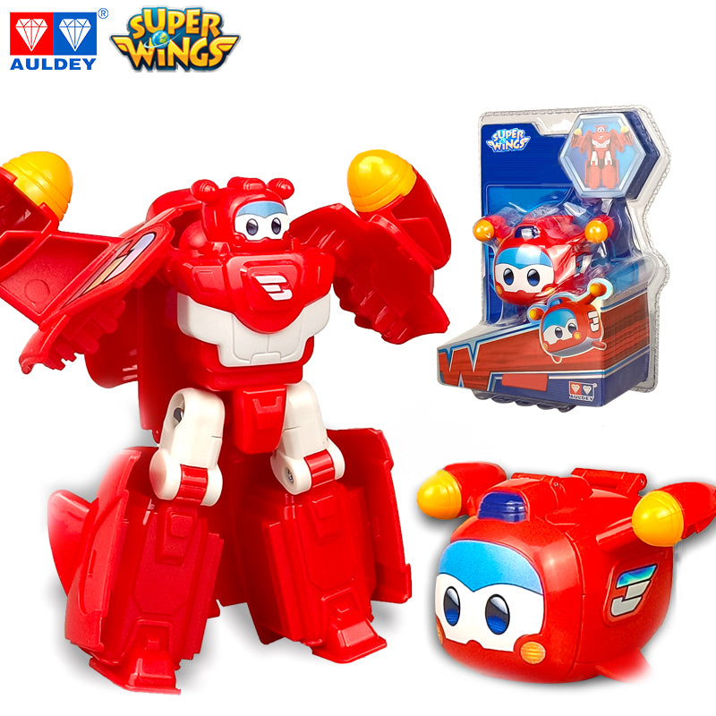 Super Wings Season 7 Transforming Pets JETT/DIZZY/GOLDEN BOY/TINO Action Figures