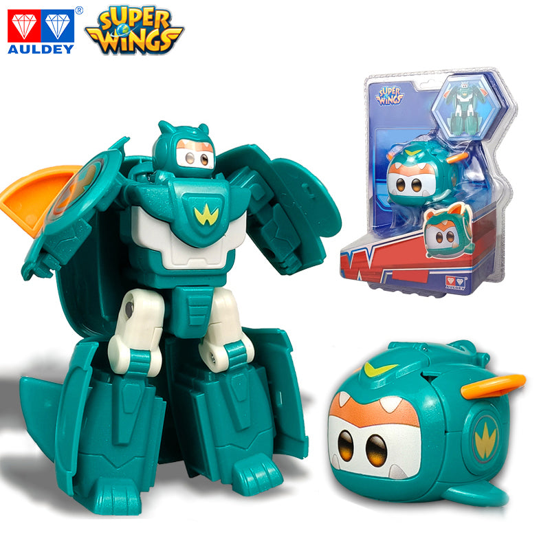 Super Wings Season 7 Transforming Pets JETT/DIZZY/GOLDEN BOY/TINO Action Figures