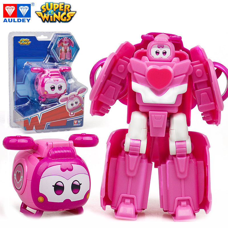 Super Wings Season 7 Transforming Pets JETT/DIZZY/GOLDEN BOY/TINO Action Figures