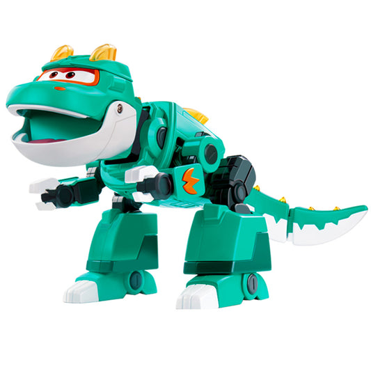 Super Wings Season 6 Legendary Dinosaur Transforming TINO with Sound Light