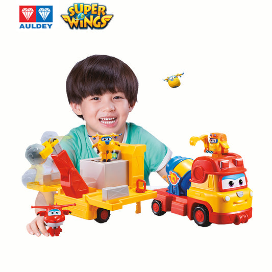 Super Wings Season 3 Build-It-Buddies Playset REMI, Mini DONNIE Included