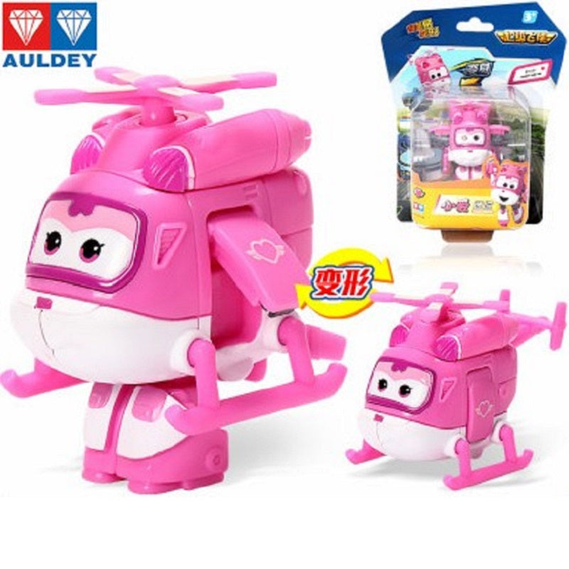 Super Wings Season 1 Mini Robot Transforming Toy JETT/DIZZY/DONNIE/JEROME/PAUL/MIRA/ASTRA
