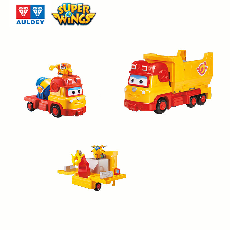 Super Wings Season 3 Build-It-Buddies Playset REMI, Mini DONNIE Included