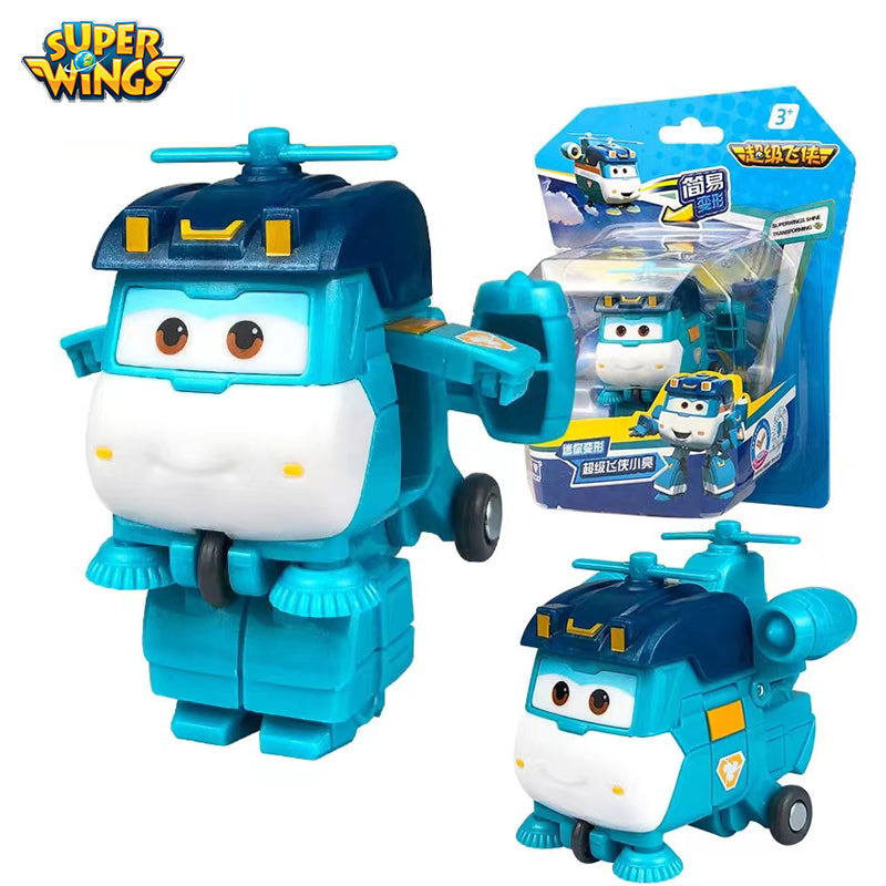 Super Wings Season 7 Mini Transforming Toy ELLIE/SHINE