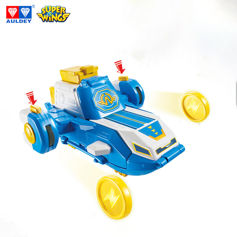 Super Wings Season 4 Mini World Aircraft Playset, Mini JETT Included