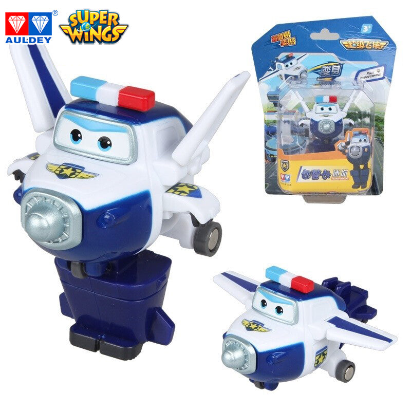 Super Wings Season 1 Mini Robot Transforming Toy JETT/DIZZY/DONNIE/JEROME/PAUL/MIRA/ASTRA