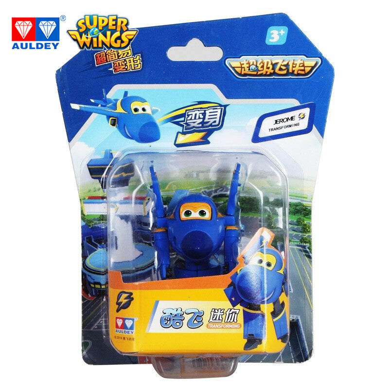 Super Wings Season 1 Mini Robot Transforming Toy JETT/DIZZY/DONNIE/JEROME/PAUL/MIRA/ASTRA